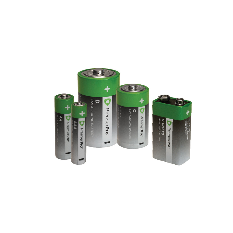 PremierPro Industrial Alkaline Batteries (9V/AA) – stockd