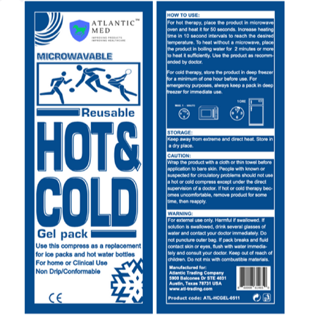 
                  
                    Reusable Hot & Cold Gel Packs (24/case)
                  
                