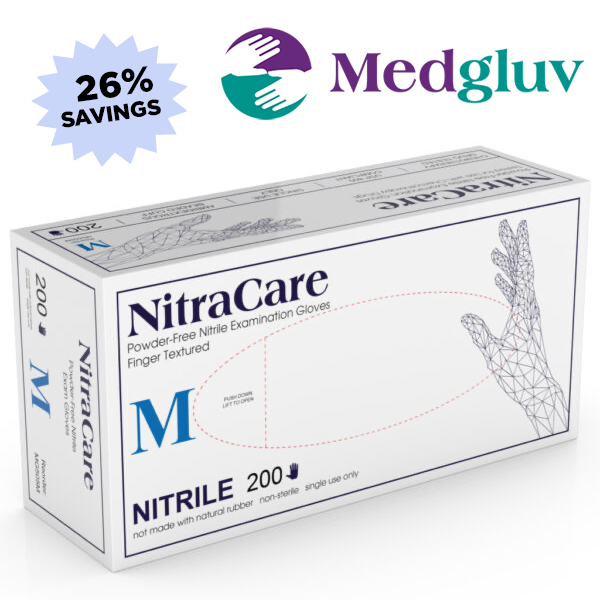 
                  
                    NitraCare 200 Nitrile Exam Gloves (160-200/box; 10 boxes/case)
                  
                