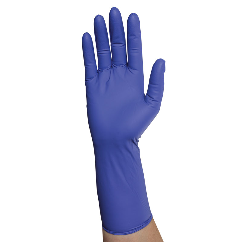 [509] PremierPro Extended Cuff Nitrile Exam Gloves (450-500/cs)