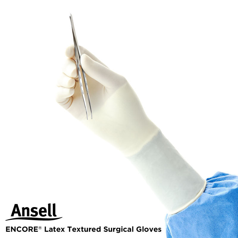 ENCORE® Latex Textured Surgical Gloves (200cs)