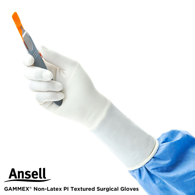 GAMMEX® Non-Latex PI Textured Surgical Gloves (200/cs)