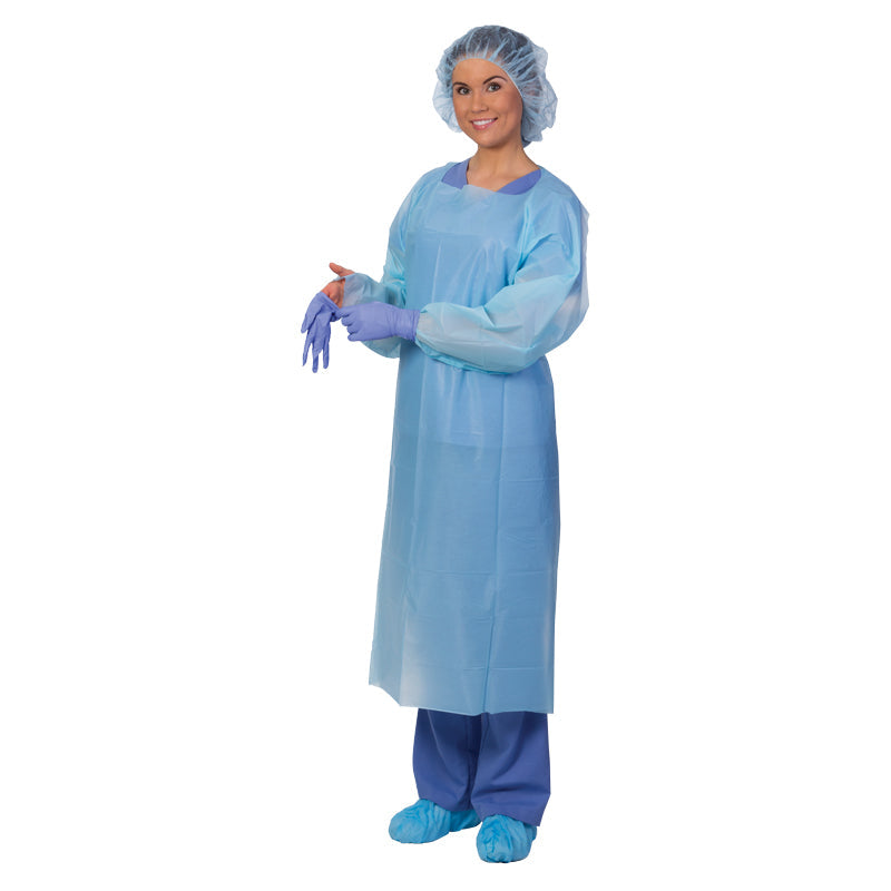 Polyethylene Cover Gowns With Thumbloops